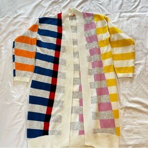 Lego long open duster cardigan